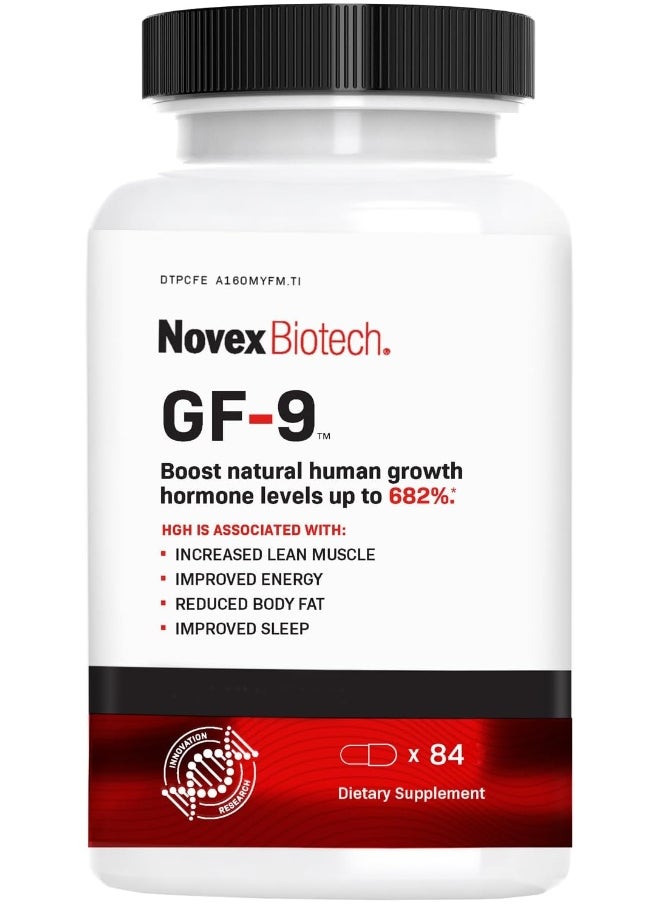 Novex Biotech - Gf-9 – 84 Count - Supplements For Men - Boost Critical Peptide That Supports Energy And Performance, 21-Day Supply - Image 1
