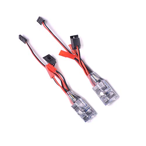 YoungRC RC 30a Brushed ESC Motor Speed Controller for 1/16 18 24 Car and Boat Tank W/o Brake(Pack of 2 Pcs) - Image 5