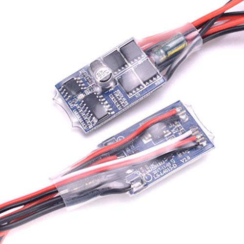 YoungRC RC 30a Brushed ESC Motor Speed Controller for 1/16 18 24 Car and Boat Tank W/o Brake(Pack of 2 Pcs) - Image 3