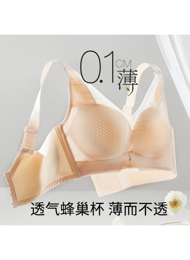 Fenton lightweight Comfortable Wire-free Side Support Bra For Women, Summer Thin Underwear - Image 2