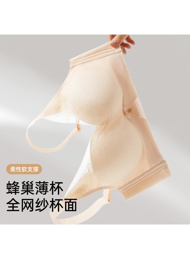 Fenton lightweight Comfortable Wire-free Side Support Bra For Women, Summer Thin Underwear - Image 4