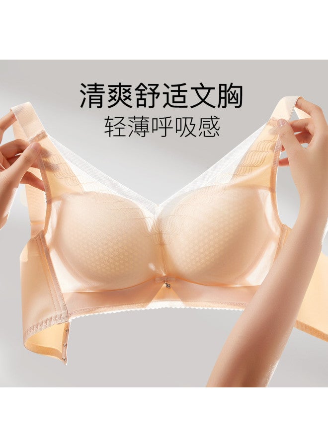 Fenton lightweight Comfortable Wire-free Side Support Bra For Women, Summer Thin Underwear - Image 3