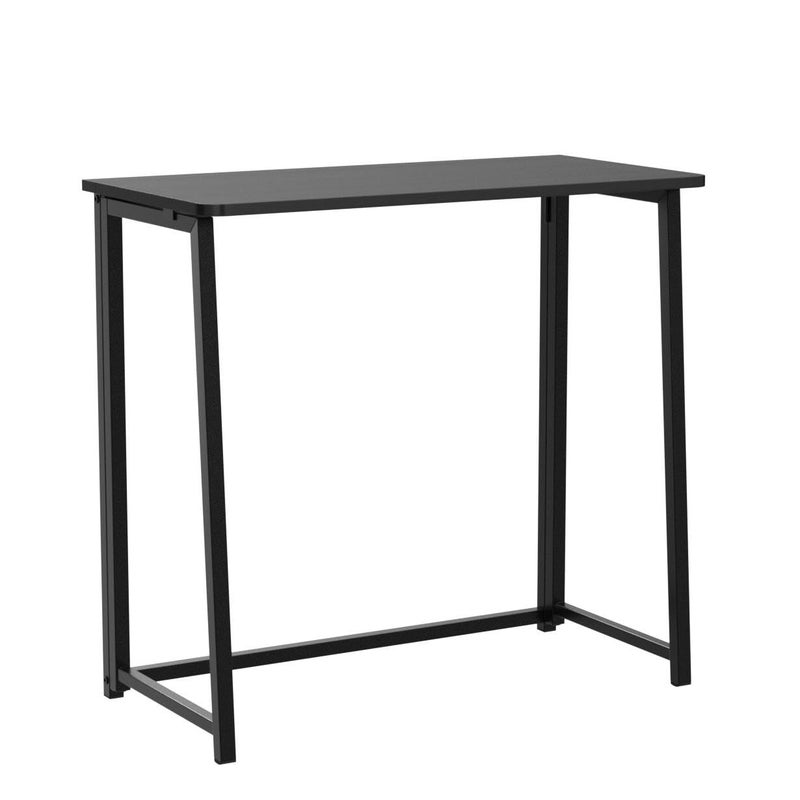 WOHOMO Folding Computer Desk, Small Writing Foldable Desk 31.5", Space-Saving Laptop Table, Easy Assemble Workstation for Home Office,Black - Image 4