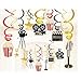 JOLLYSTYLE 36Ct Movie Night Party Decorations Hanging Swirls Movie Theater Themed Bridal ShowerBirthday Party Supplies Film Backdrop - Image 3
