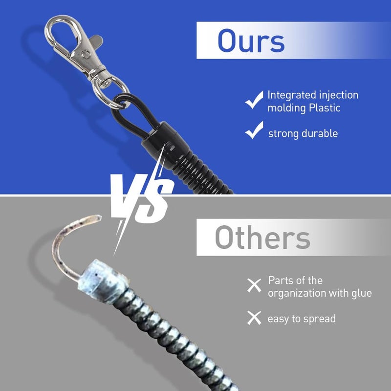 Zeitel ® Phone Lanyard Tether with Patch Universal Stretchy Straps and Phone Case Anchor for Anti-Drop Outdoor Skiing Hiking Cycling Climbing Compatible for Pixel Most Smartphones iPhone Samsung - Image 2