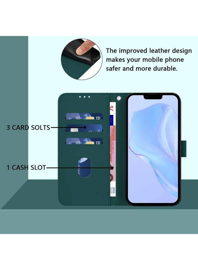 Zaboon Case For iPhone 11 Pro Skin Feel Solid Color Leather Phone Case with Lanyard - Image 4