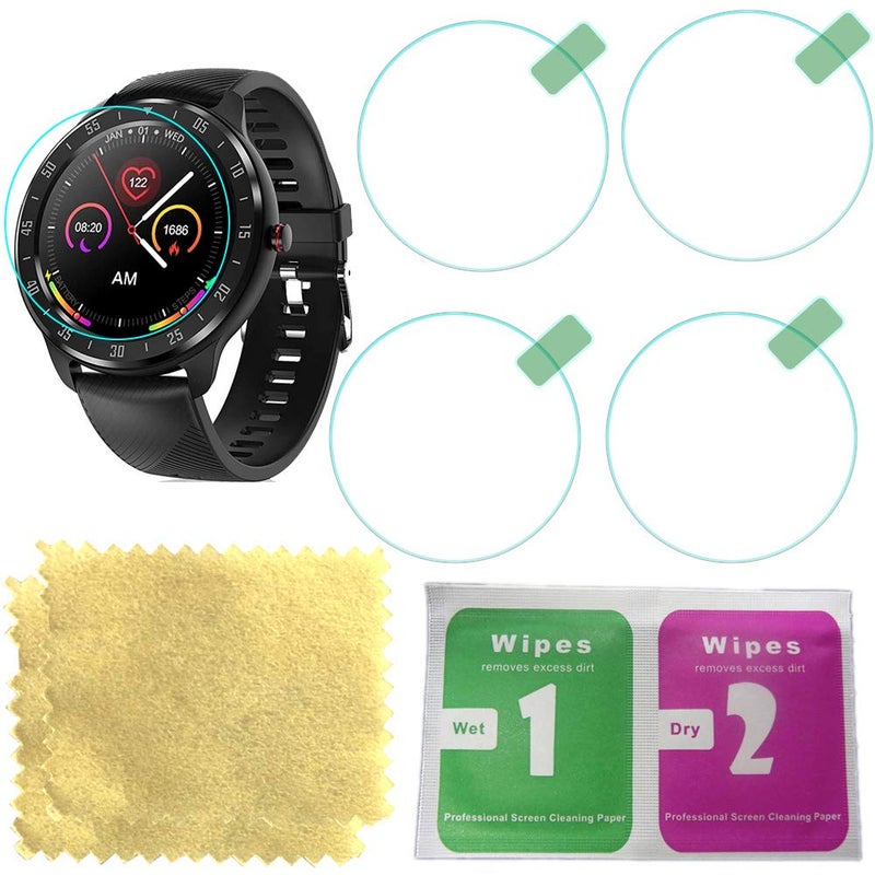 OCTelect screen protector for canmixs smart watch screen protector with 4PCS in one pack, 33MM, Transparent - Image 1