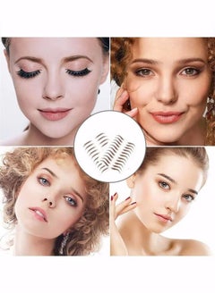 Generic Eyebrow Tattoo Stickers Waterproof Transfers Stickers Peel Off 6D Sticker Nature False Eyebrows Hair-Like Long Lasting for Woman Makeup Tool 20 Pairs Black  - Image 4