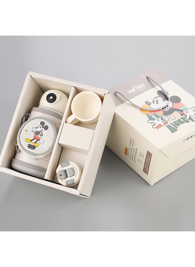 Ice And Snow Mickey Children's Thermos Birthday Practical Gift Box Suit Girls Cup Students School Special Kettle