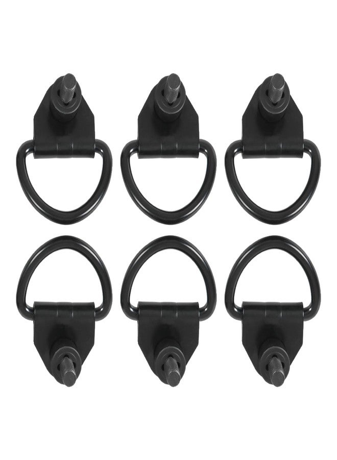 RALZAOTO Cargo D-Hooks Powder Coated Steel Compatible with 2015-2024 Ford Transit 150 250 350 Cargo Vans Tie Down Hook 6Pcs Replace BK21V550A74AD, V550A74-AD - Image 1