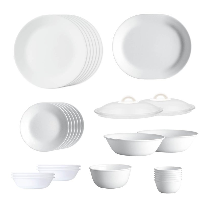 Corelle Corelle Livingware Winter Frost White 30pcs Dinner Set  - Image 1