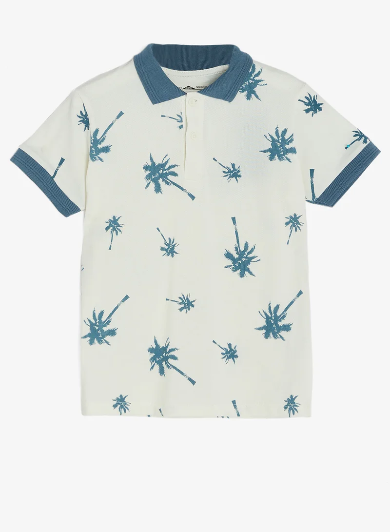 ريبلز مع نمشي Boys Short Sleeves Polo T-Shirt & Shorts Set