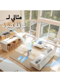 ibsun Air Purifiers for Home Large Room up to 100㎡ with PM 2.5 Display Air Quality Sensor, Remove 99.97% of Pet Hair with Double-sided Air Inlet  - Image 2