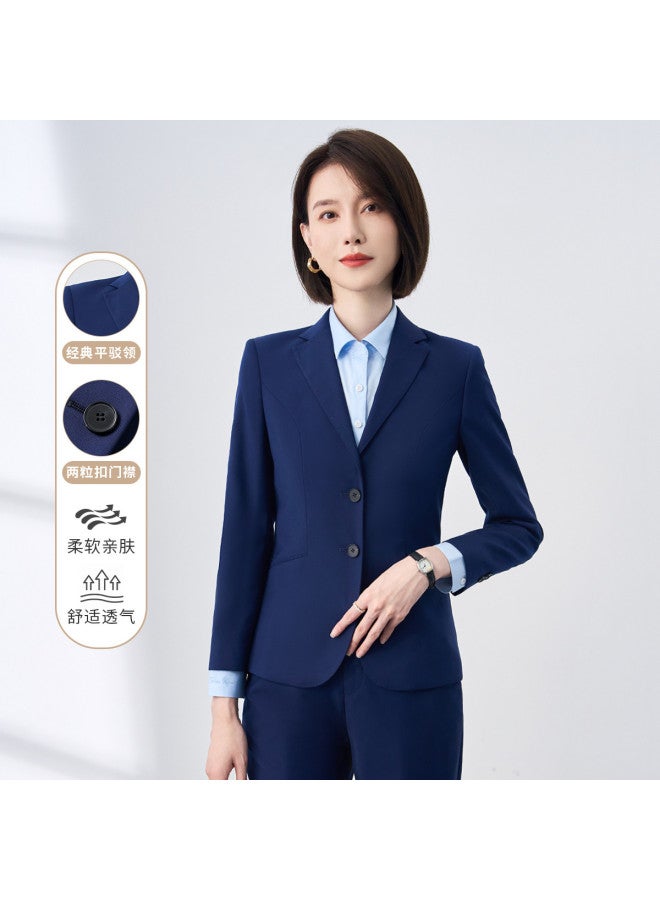 ROMON طقم بدلة نسائي متعدد الاستخدامات، ملابس رسمية للعمل، بدلة مهنية مكونة من قطعتين للنساء - Image 5