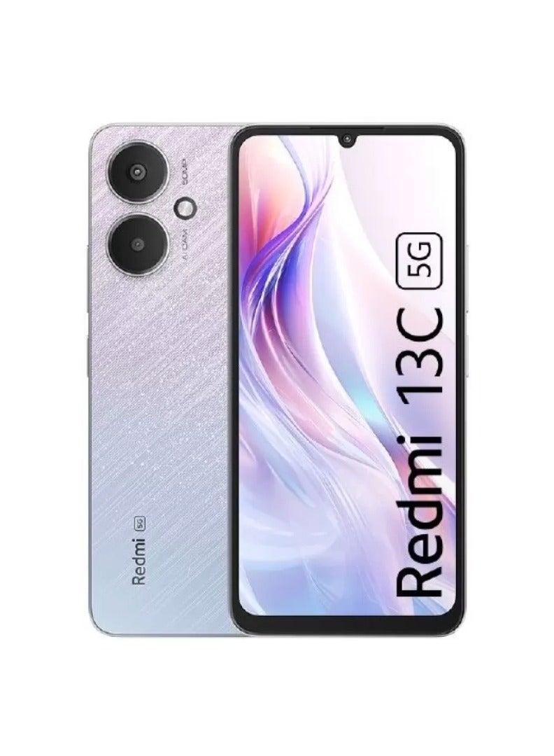 Xiaomi Redmi 13c 5G Startrail Silver, 128GB 6GB RAM- Indian Version - Image 1