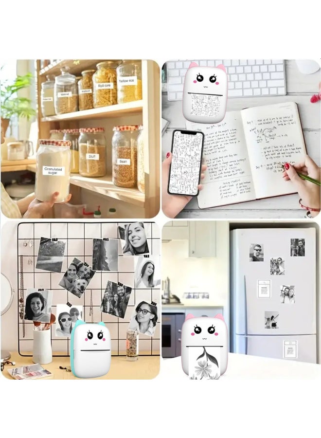 Neutral Mini Label Thermal Printer Mobile Phone Photo Small Portable Pocket Student Wrong Question Printer - Image 4