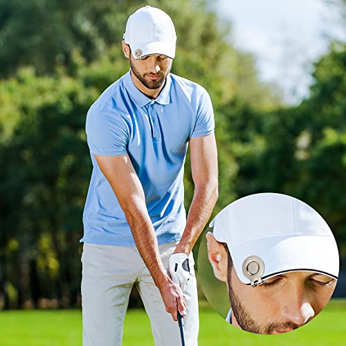 TXIN 6 Pieces Golf Cap Clip Ball Marker Holders, Silver Magnetic Golf Hat Clip Magnetic Golf Ball Marker Holder for Pants Hats Bags - Image 5