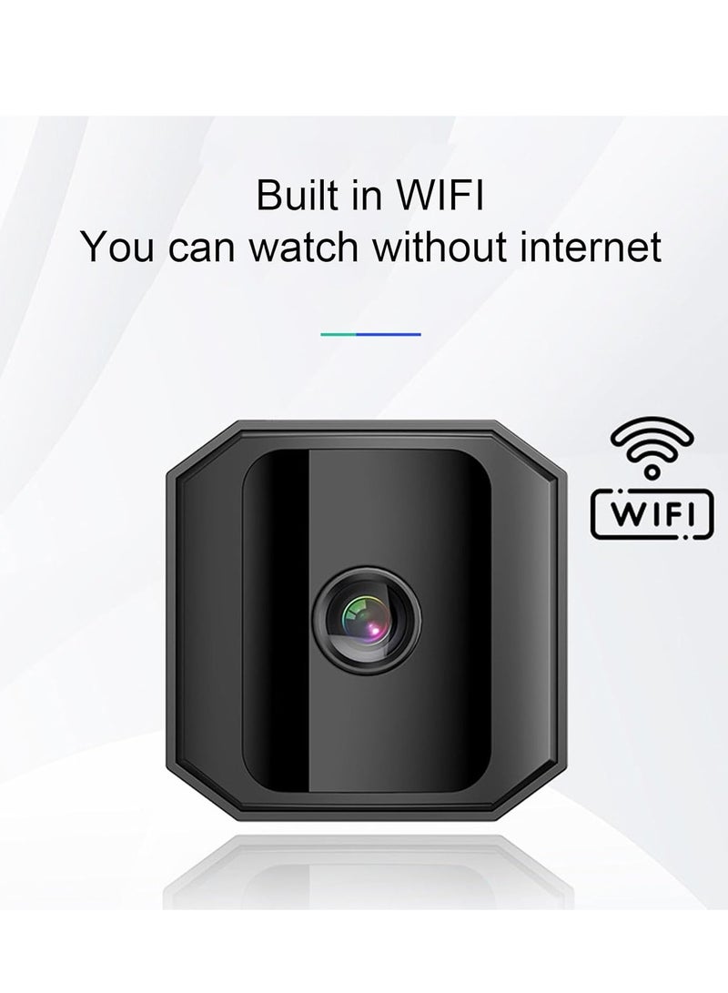 Mini Surveillance Camera 1080P, Portable Small HD Nanny Cam with Night Vision and Motion Detection, Indoor Security Camera with 360° Adjustable Stand, Covert Security Camera for Home (2024 Version) - Image 5