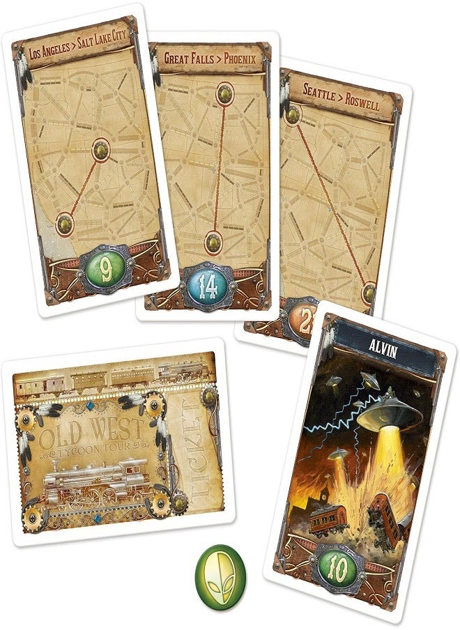 Days of Wonder Ticket to Ride : France + Old West - Board Game  - Image 2
