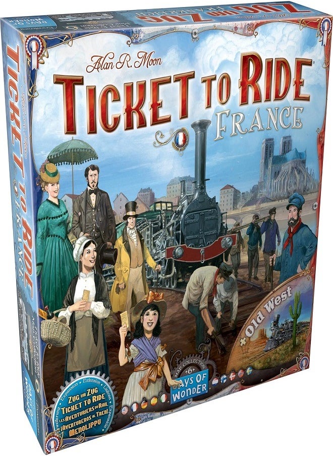 Days of Wonder Ticket to Ride : France + Old West - Board Game  - Image 1