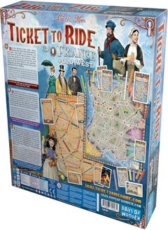 Days of Wonder Ticket to Ride : France + Old West - Board Game  - Image 5