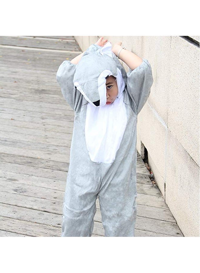 NIBEMINENT Wolf Plush Attached Head Zip Closure Costume 90cm  - Image 3