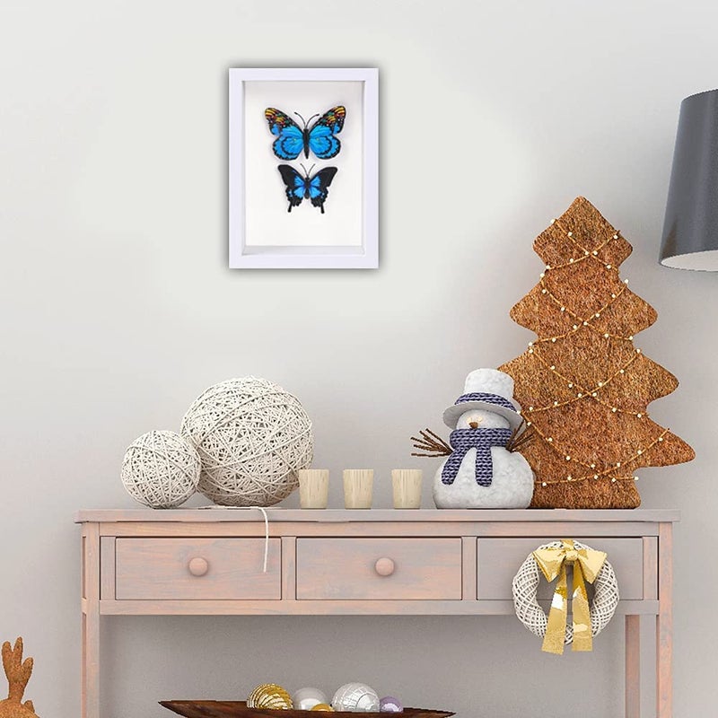 Besidotree 8x10 White Shadow Box Frame Display Case for Flowers Prodeets Boukets Awards Awards and Memorabilia - Image 3