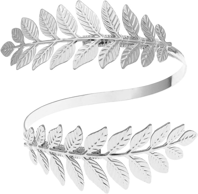 RechicGu Leaf Tree Bracelet Upper Arm Cuff Armlet Bangle Bracelet Armband Greek Roman Laurel Christmas Tree Leaf Festival Bridal - Image 1