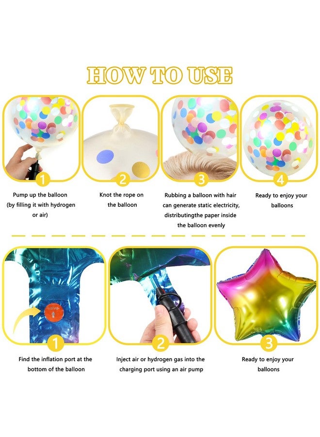 ZERODECO ZERODECO Rainbow Birthday Decorations, Multicoloured Fringe Backdrop Happy Birthday Banner Honeycomb Balls Pompoms Foil Balloons for Kid Baby Boy Girl Colorful Birthday Party Decorations  - Image 5
