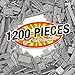 MANNIDOO Classic Moc 9 Sizes Expansion Set  1200 Flat Pieces Compatible with Lego Light Grey - Image 2