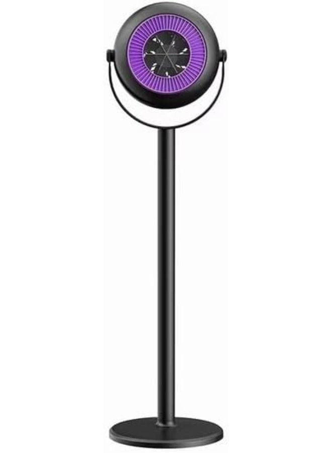 Height-adjustable floor heater for quickly heating an entire room, suitable for indoor use in a home or office. - Image 1