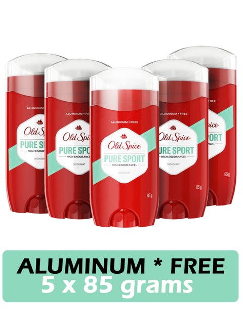 Pure Sport Aluminum Free High Endurance Deodorant 5 x 85g