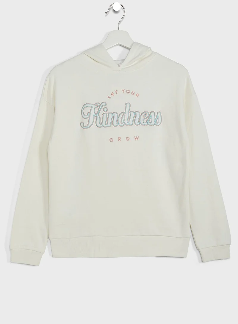 MANGO Kids Slogan Hoodie