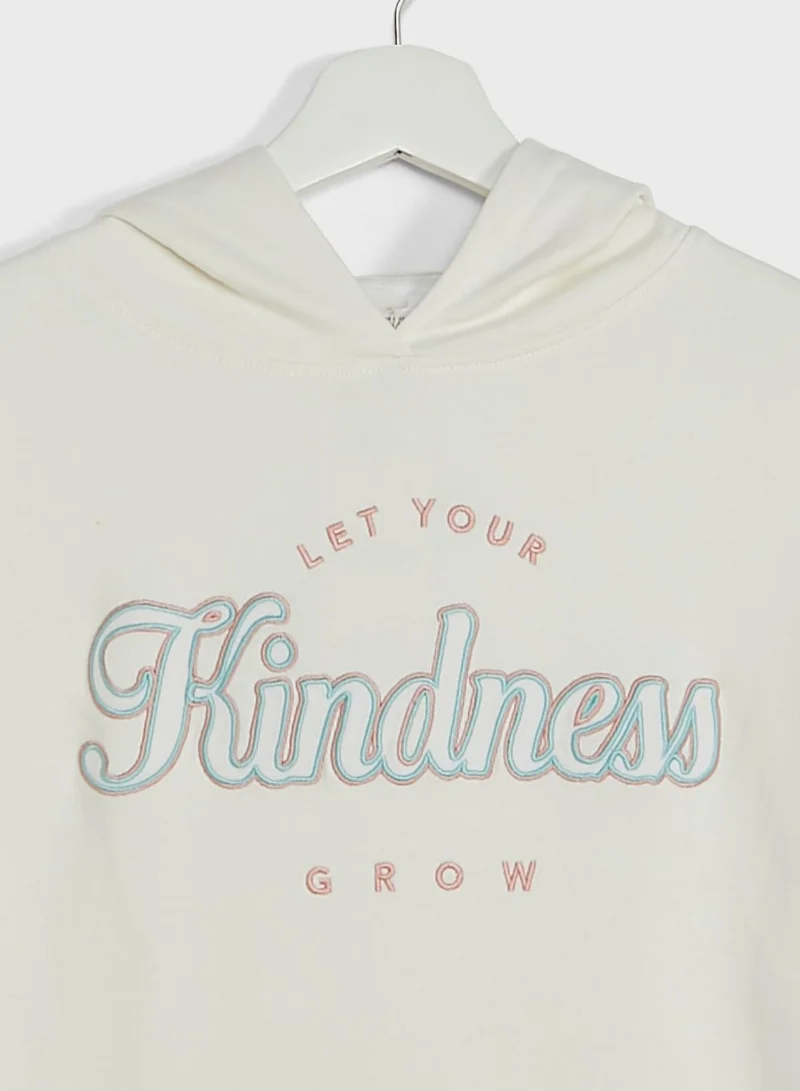 MANGO Kids Slogan Hoodie