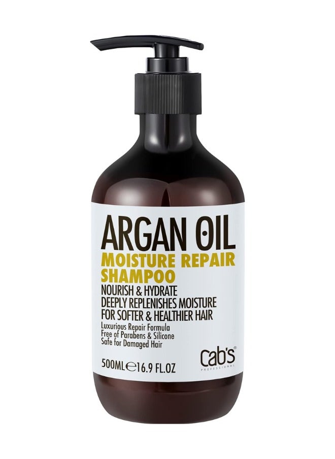 Cab's Moroccan Argan Oil Shampoo - Restorative & Volumizing Repair Shampoo  - Image 1