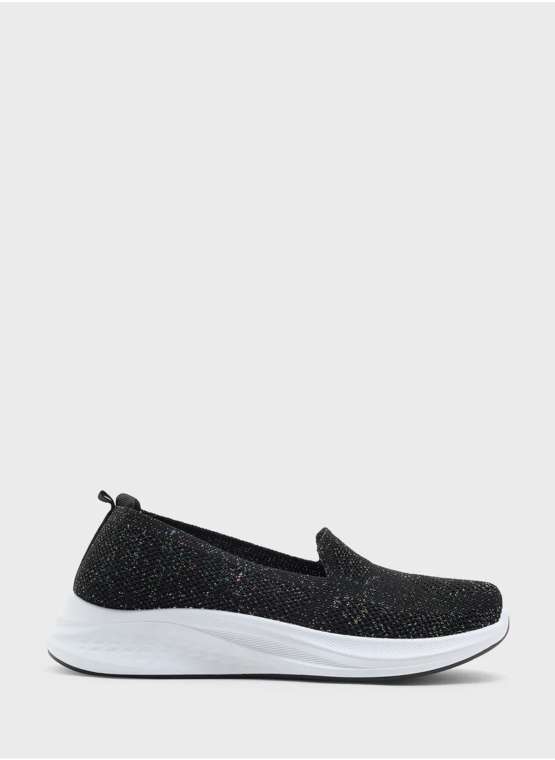 جينجر Breathable Knit Comfort Slip On Shoe