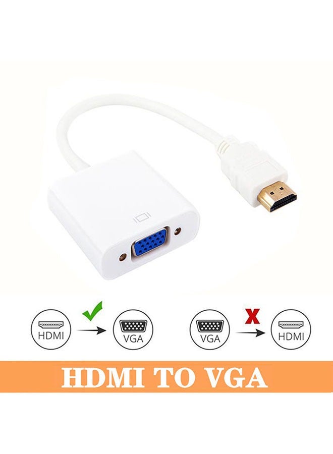 KUAZIVI HDMI to VGA Connects Adapter HDMI Male to VGA Female Adapter for Computer Projector HDTV Desktop Laptop PC Monitor  - Image 3