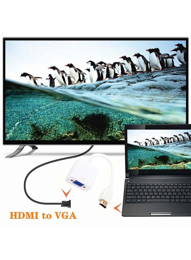 KUAZIVI HDMI to VGA Connects Adapter HDMI Male to VGA Female Adapter for Computer Projector HDTV Desktop Laptop PC Monitor  - Image 4