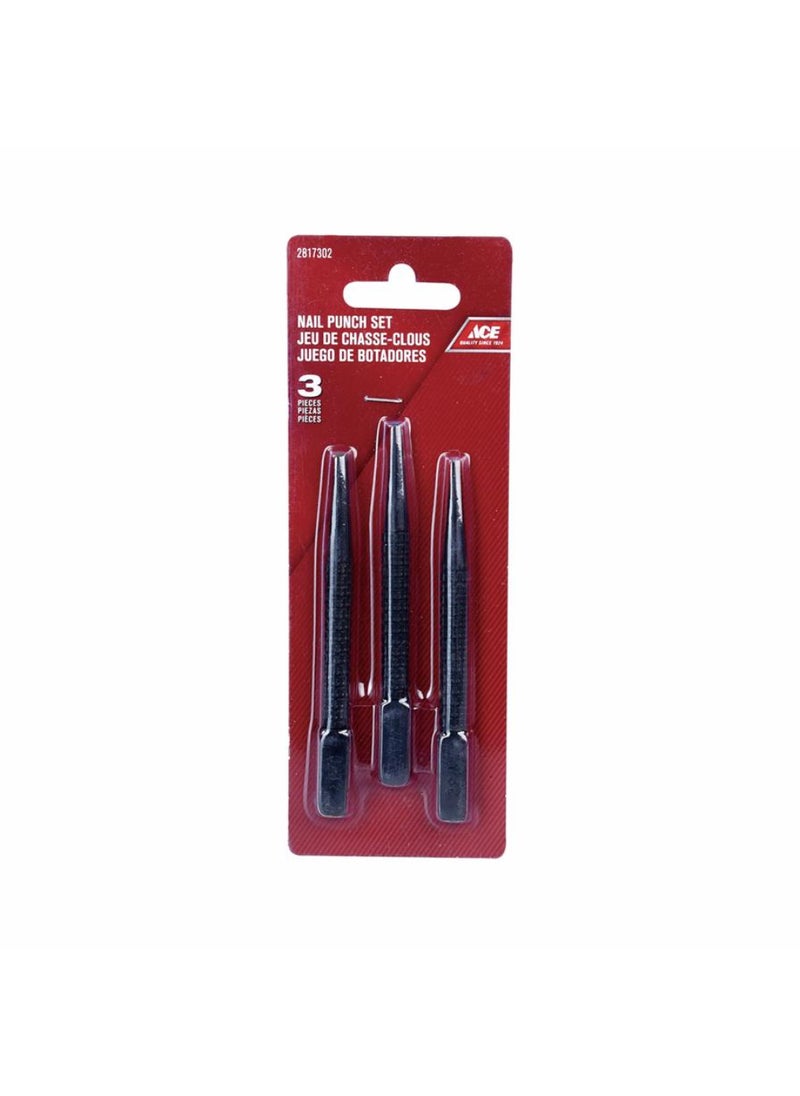 ACE Nail Punch Set 3pcs 