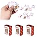 Hariendny 3 Decks Mini Playing Cards Party Spoof Fun Smal Playing Cards Miniature Poker Cards Mini Poker Game for Adults Party Favor Tiny Deck of Novelty Party Gift for Par Christmas HalloweenSmall - Image 2