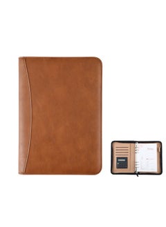Bukela Meeting Folder Wallet Organizer with Calculator, Pen, Notepad and A5 File Bag  - Image 1