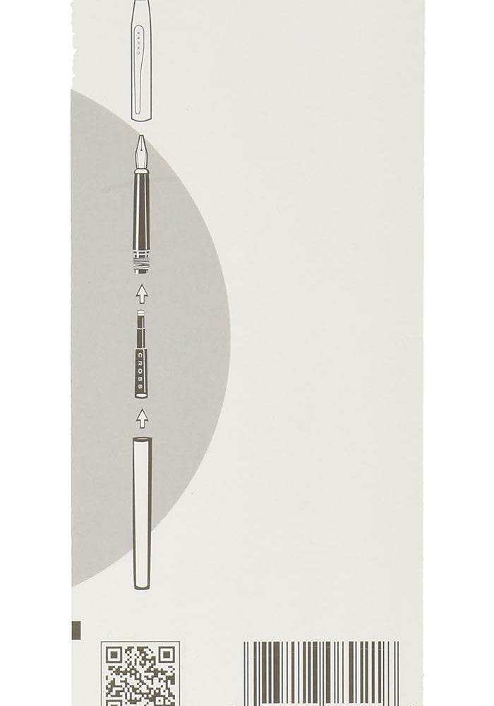 Cross Convenient Fountain Pen Ink Cartridges, Black, 6-Count - Image 2