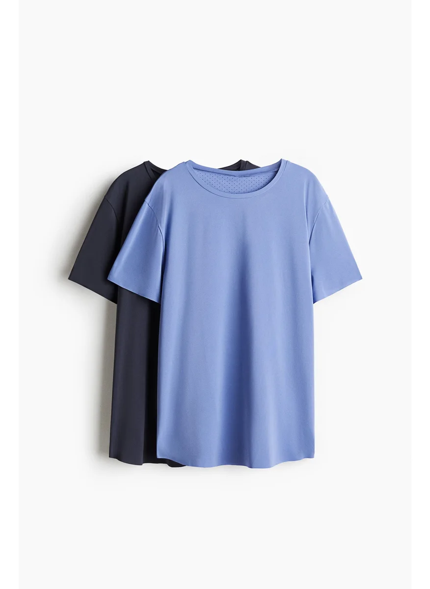 H&M 2-Pack Sports T-Shirts With Drymove™