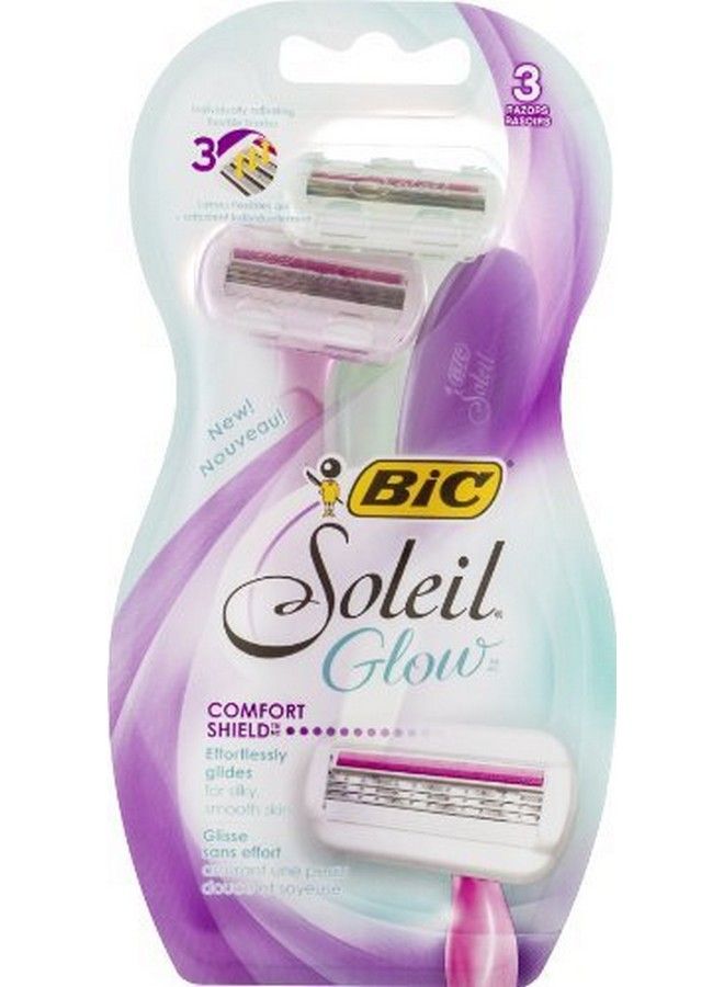 Bic Soleil Glow Razors 3 Ct - Image 3