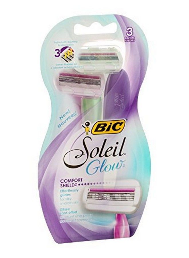 Bic Soleil Glow Razors 3 Ct - Image 1