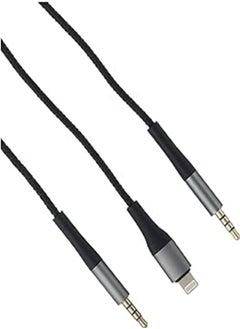 XO Xo nb-r178a 3.5mm to lightning to 3.5mm 2 in 1 audio cable 0.88 meter-black, USB 