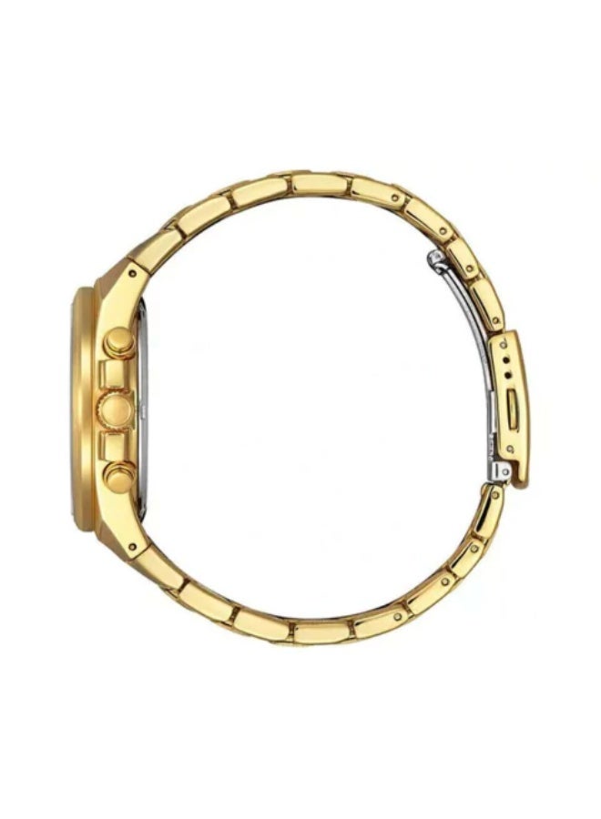 CITIZEN Skip to the beginning of the images gallery Citizen AN8173-51E Analog Men's Watch, Stainless Steel Strap - Gold Black - Image 3