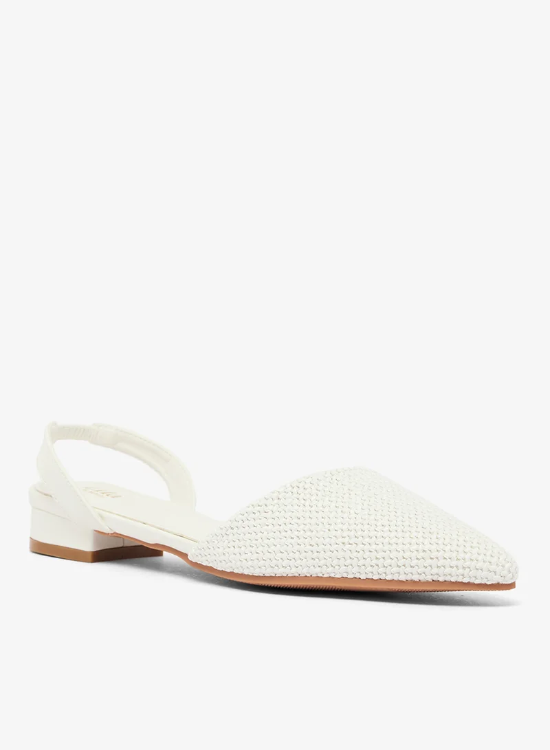 ايلا Raffia Textured Ballet Flats
