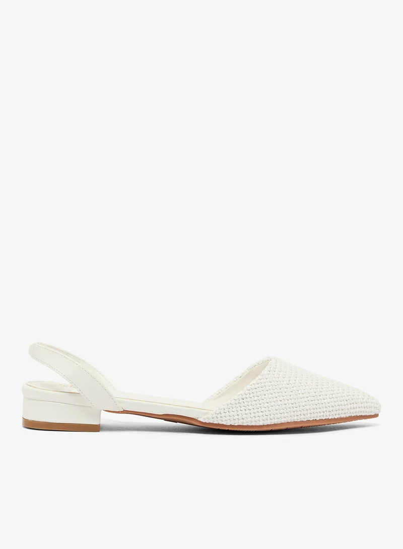 ايلا Raffia Textured Ballet Flats
