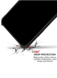 Wtech Realme C63 4G 2024 Hybrid TPU Silicone With Raised Armour Bumpers Slim Case Cover - Black  - Image 5